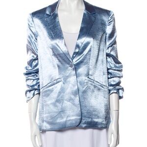 Cinq á Sept Metallic Blue Women's Blazer